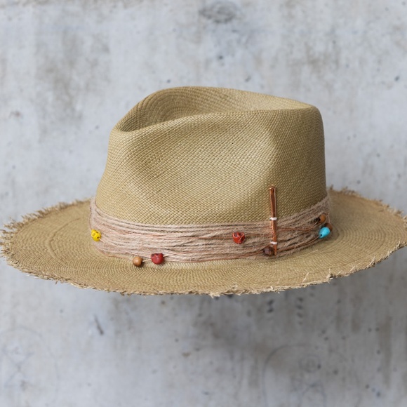 Straw Hat - Green - can be ordered in any size - Picture 1 of 6